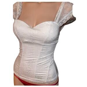 Spirit Halloween white corset size small